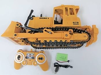 トレーラーラジコンとブルドーザーラジコンのセット Amazon.co.jp: 120重機運搬トレーラーラジコンとブルドーザー